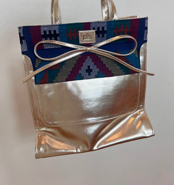 Metallic Tote Light Gold