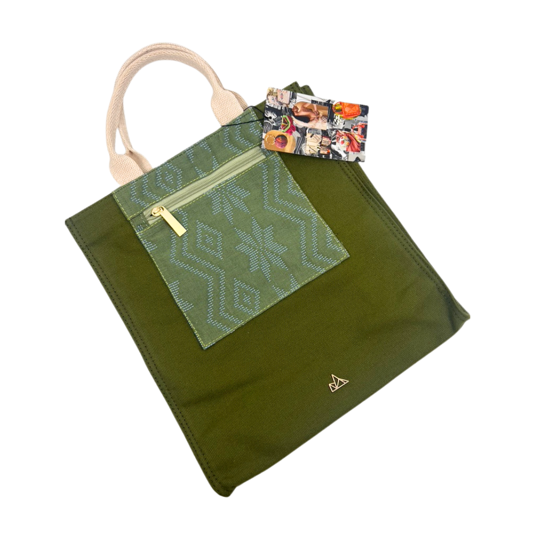 Canvas Tote Green