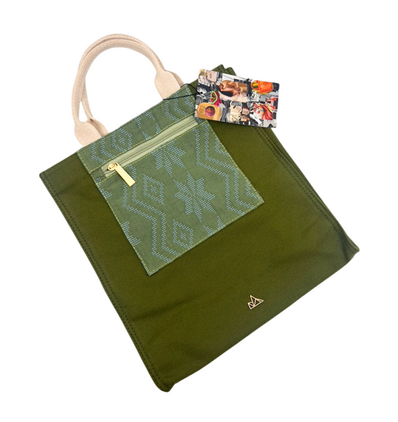 Canvas Tote Green