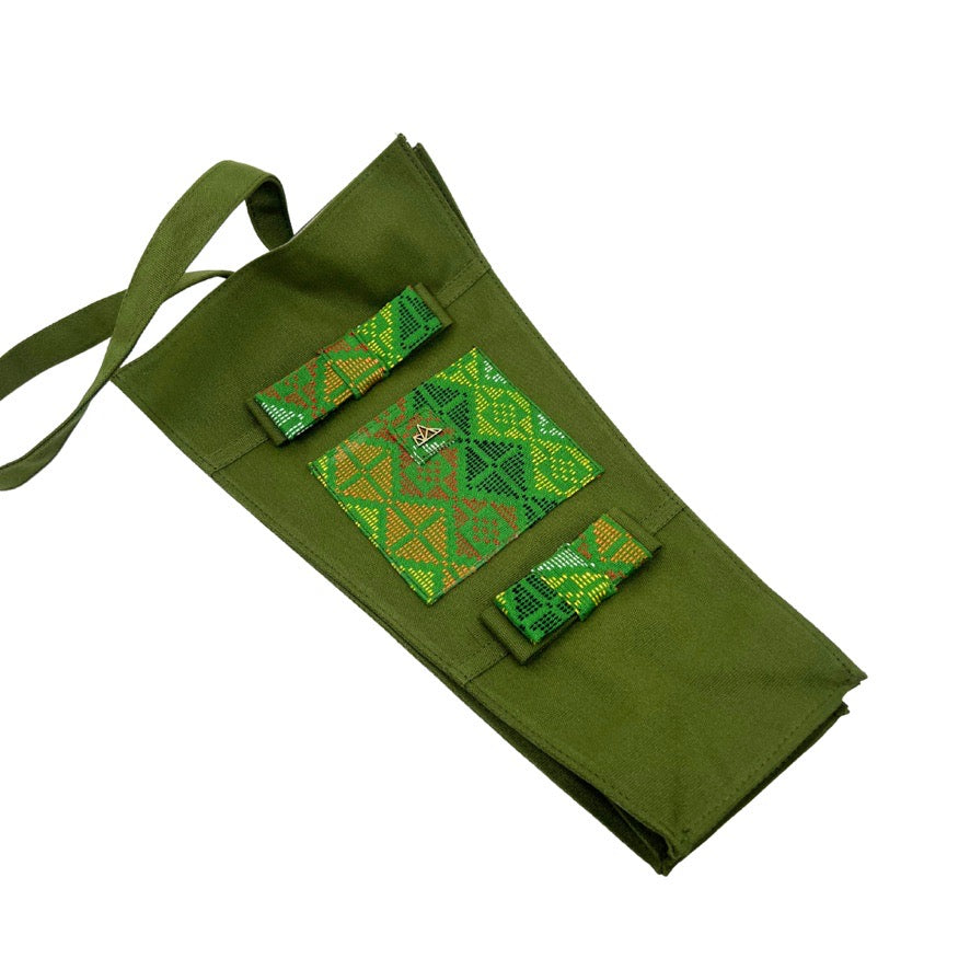 Calma Bouquet Tote Green