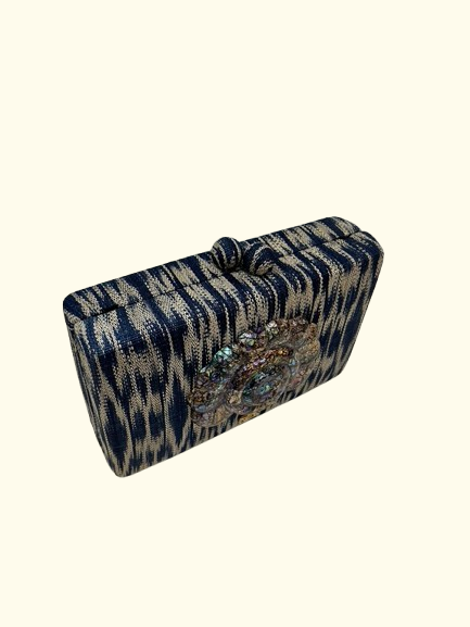 Blue Paua Clutch