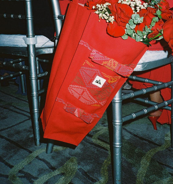 Calma Bouquet Tote Red